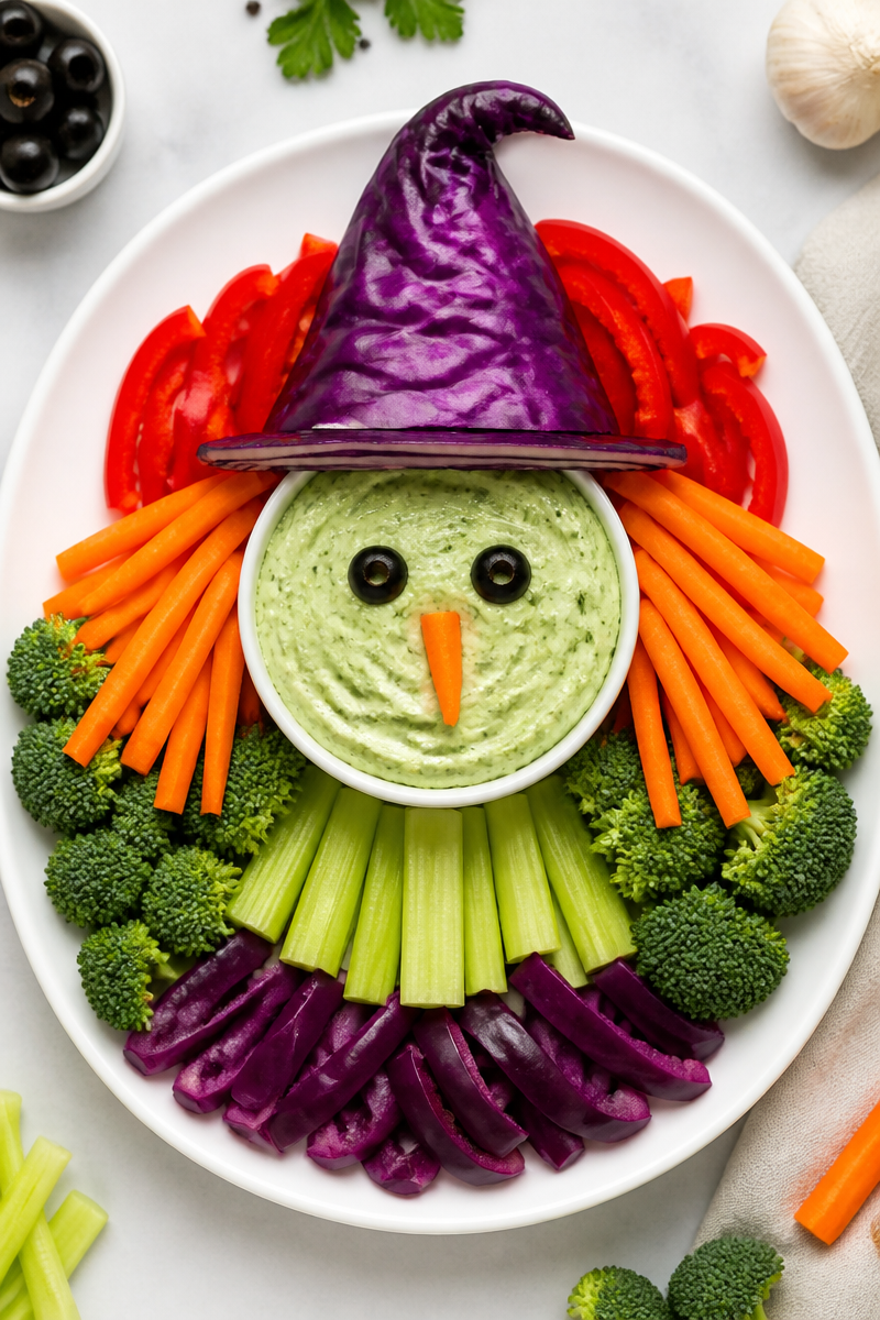 Vegetable Tray Witch Herb Green Dip Vegetable Tray Witch Herb Green Dip