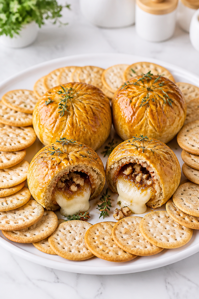 Pumpkin Brie En Croute Pecan Mini 5 Pumpkin Brie En Croute Pecan Mini