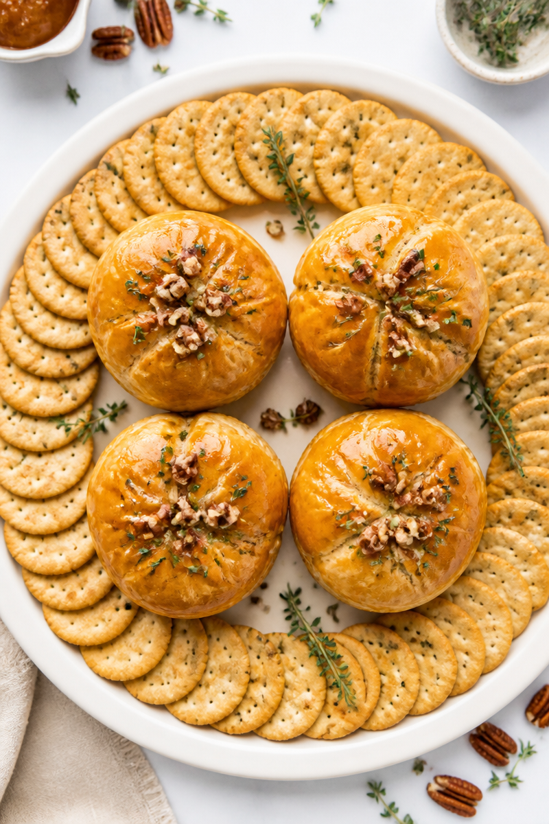 Pumpkin Brie En Croute Pecan Mini 6 Pumpkin Brie En Croute Pecan Mini