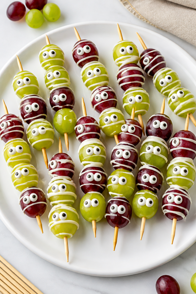 Purple Goblin Grape Skewer Snack 6 Purple Goblin Grape Skewer Snack