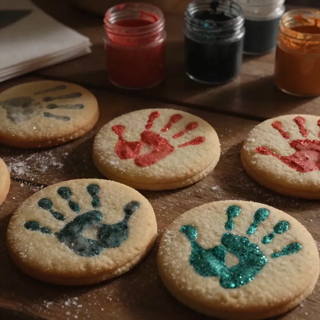 Salt Dough Handprint Ornaments Become Cozy 7 Salt Dough Handprint Ornaments