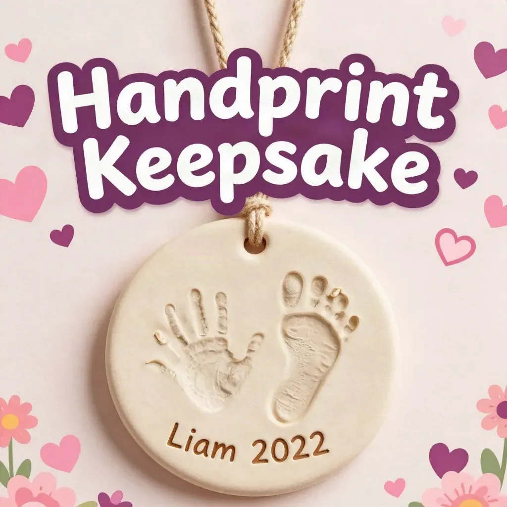 Handprint Keepsake Becomes Cozy Memory 7 Handprint Keepsake
