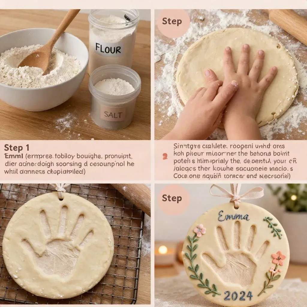 Keepsake Handprint Dough Becomes Cozy 7 Keepsake Handprint Dough