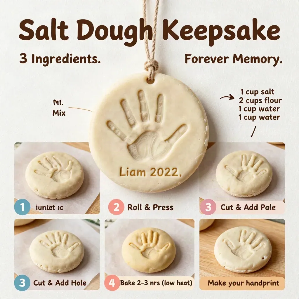 Handprint Keepsake Becomes Cozy Memory 5 Handprint Keepsake