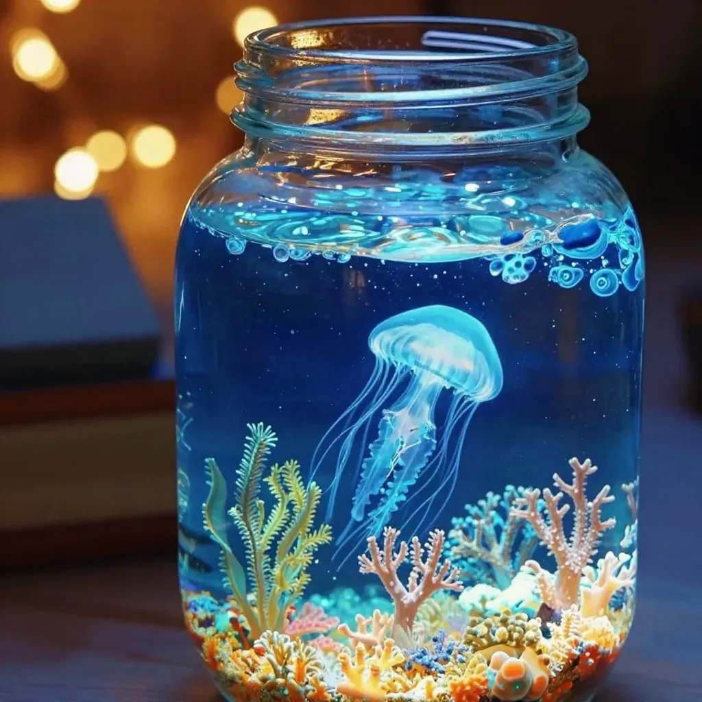 Glow-in-the-Dark Ocean Jar