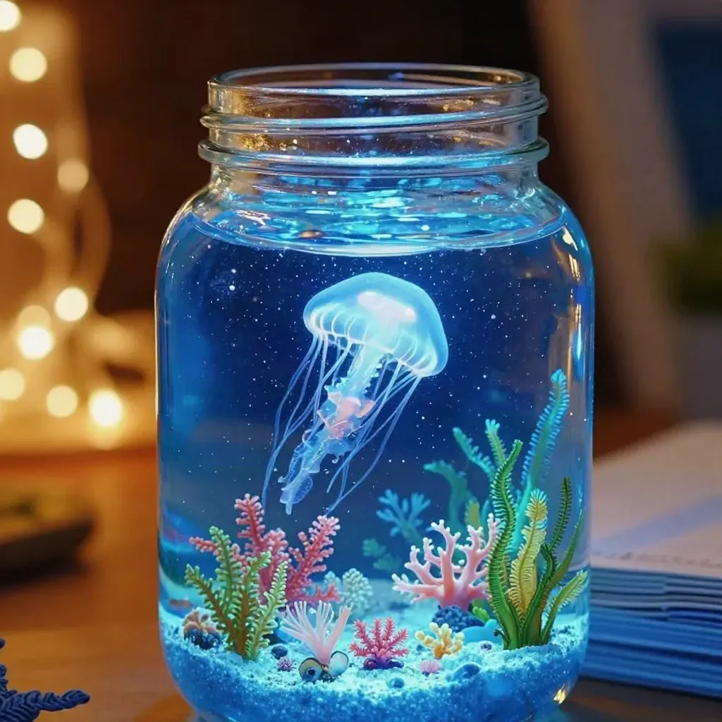 Glow-in-the-Dark Ocean Jar