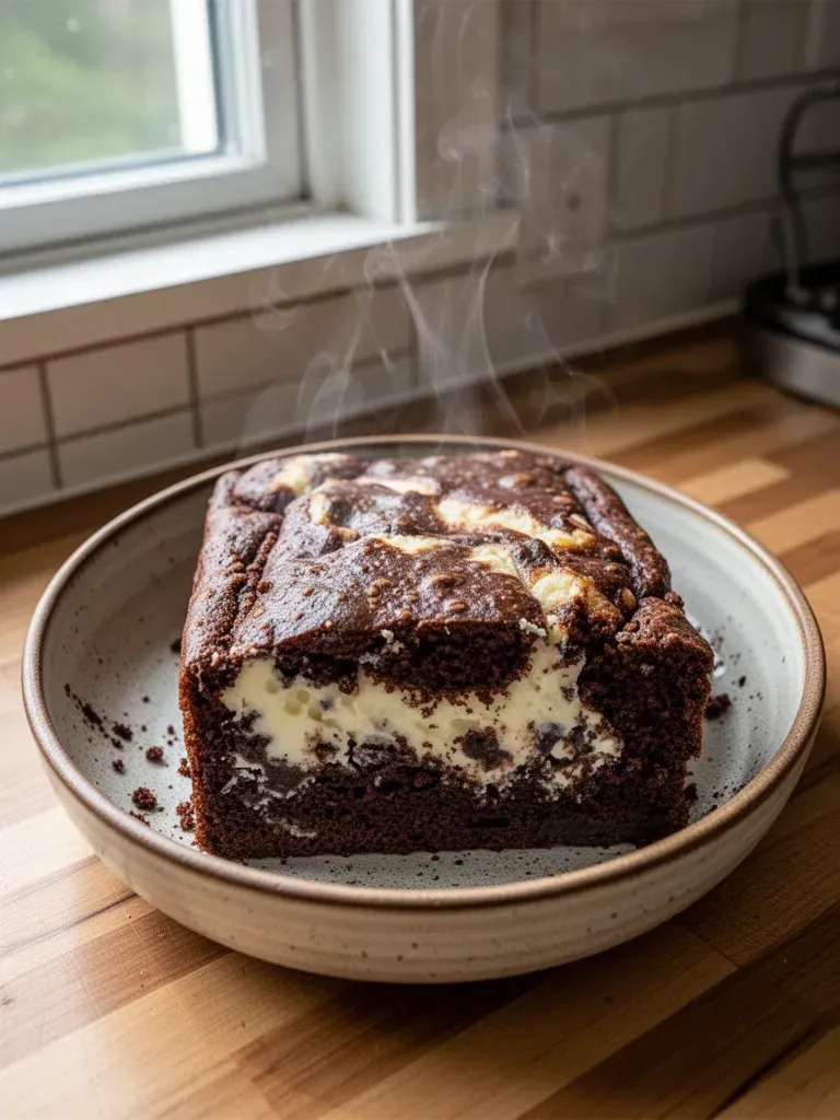 Chocolate Zucchini Bread with Cream Cheese Filling
