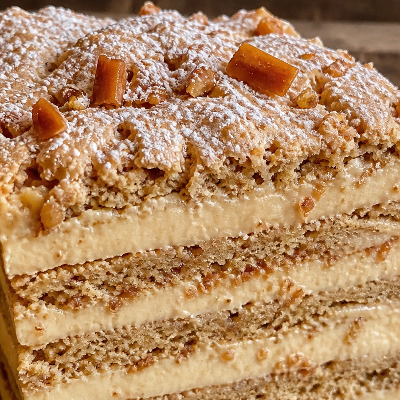 Gâteau succès au praliné