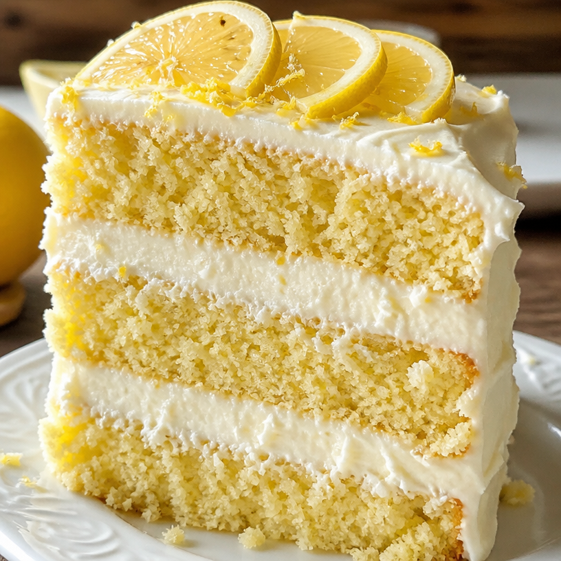 Gâteau à étages au citron