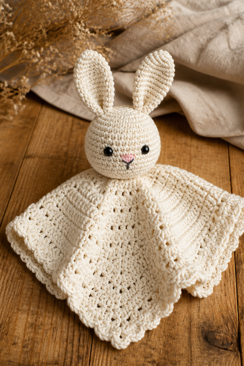 Crochet Bunny Lovey Baby Pattern