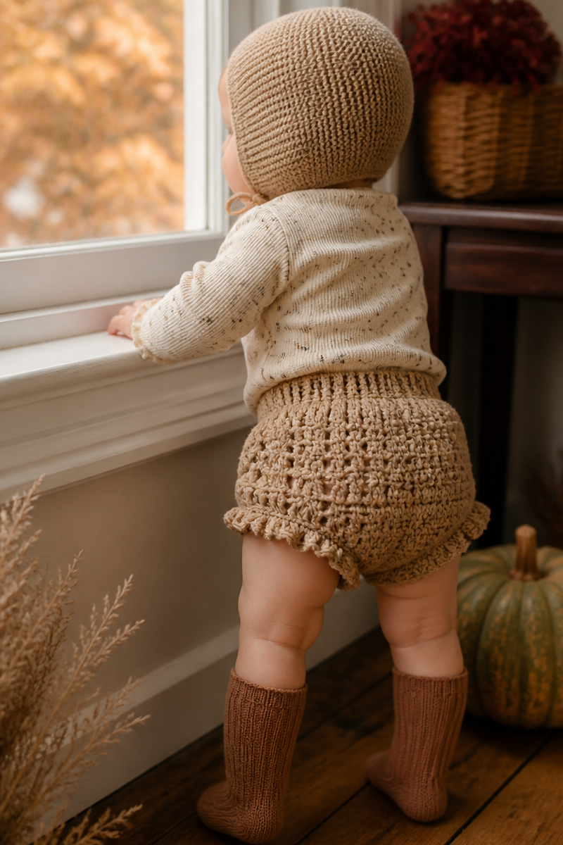 Crochet Baby Bloomer Short Pattern
