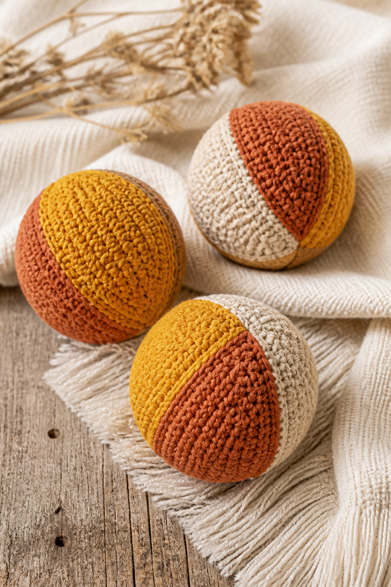 Crochet Baby Toy Ball Pattern