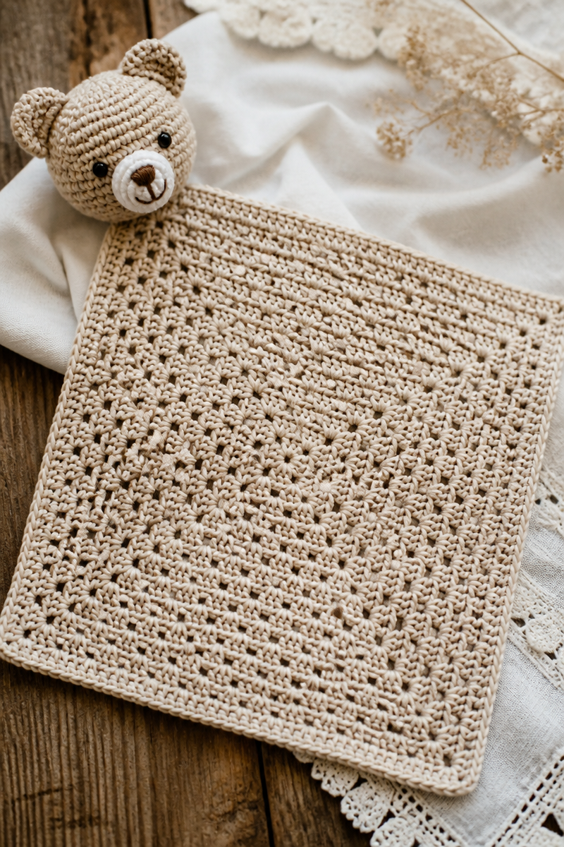 Crochet Baby Comfort Corner Blanket