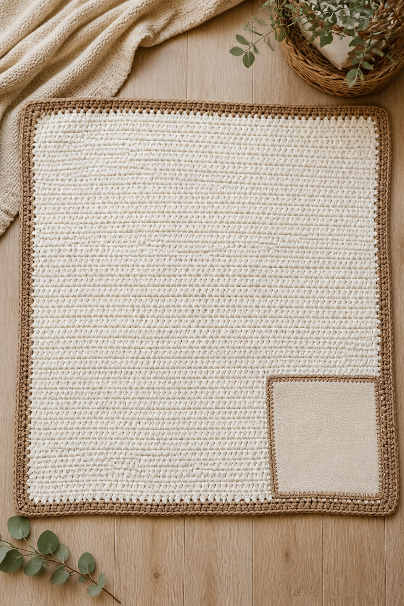 Crochet Baby Milestone Blanket Pattern