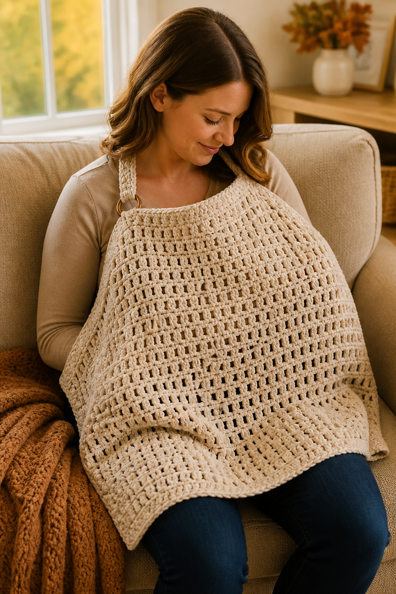 Crochet Baby Nursing Cover Pattern