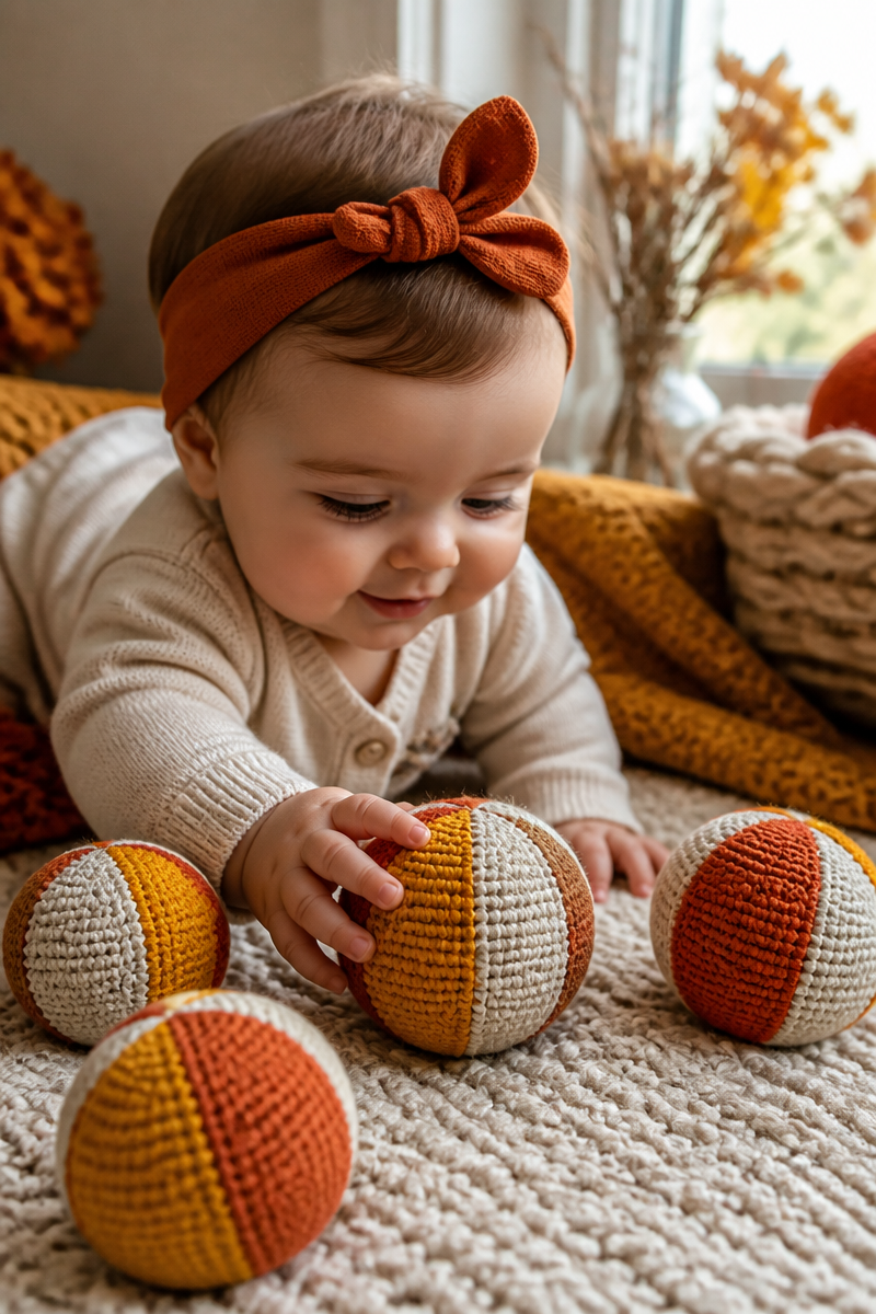 Crochet Baby Toy Ball Pattern