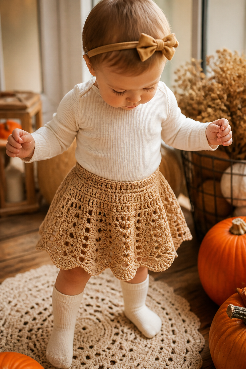 Crochet Baby Tutu Skirt Pattern