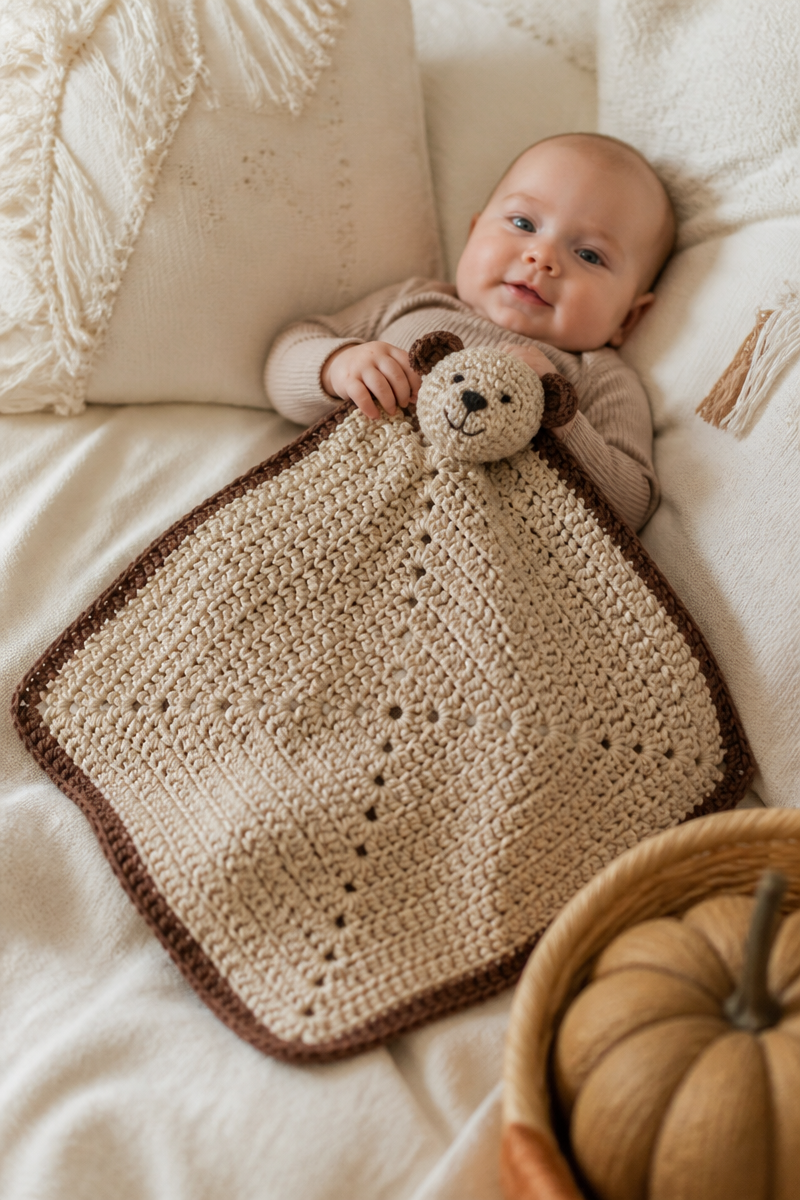 Crochet Baby Comfort Corner Blanket