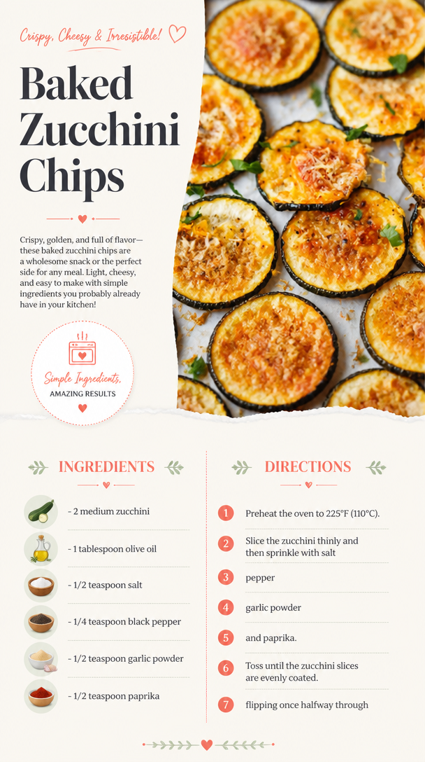 Baked Zucchini Chips