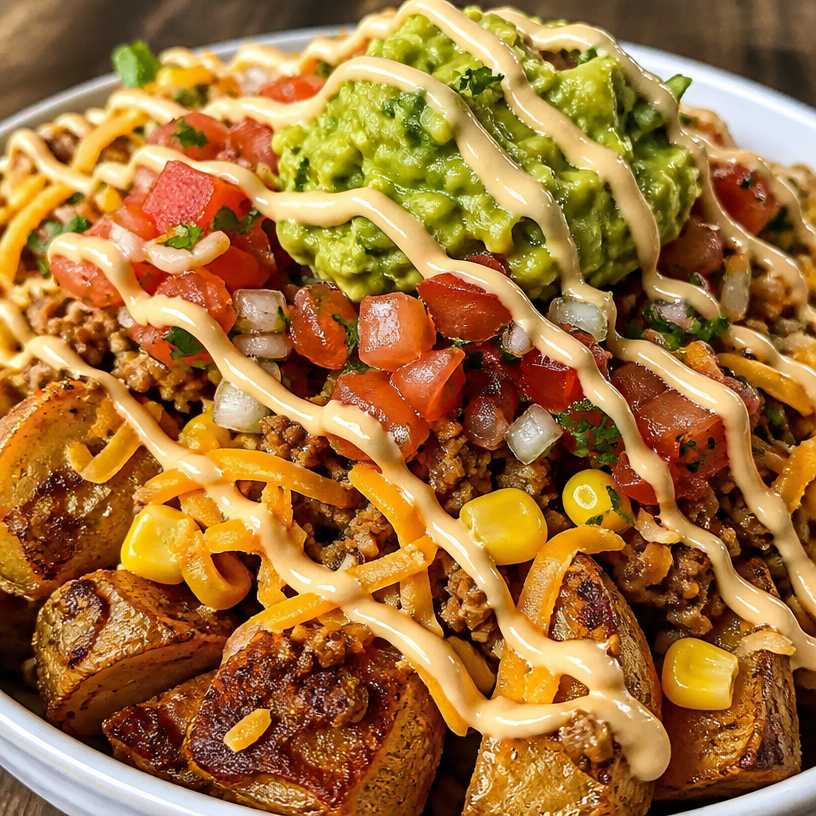 Loaded Potato Taco Bowl