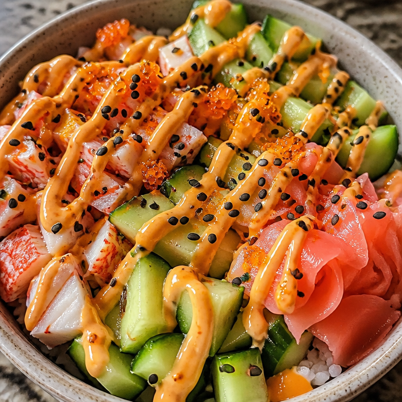 California Roll Sushi Bowls