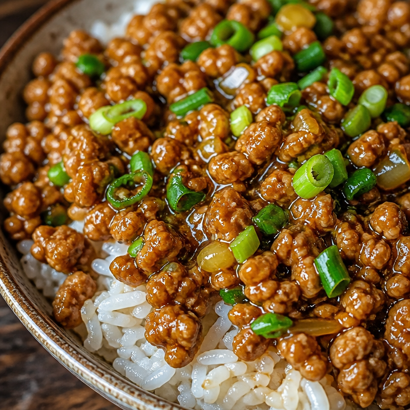 Honey Garlic Ground Turkey