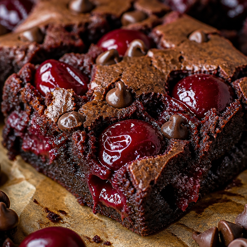 Chocolate Cherry Brownies