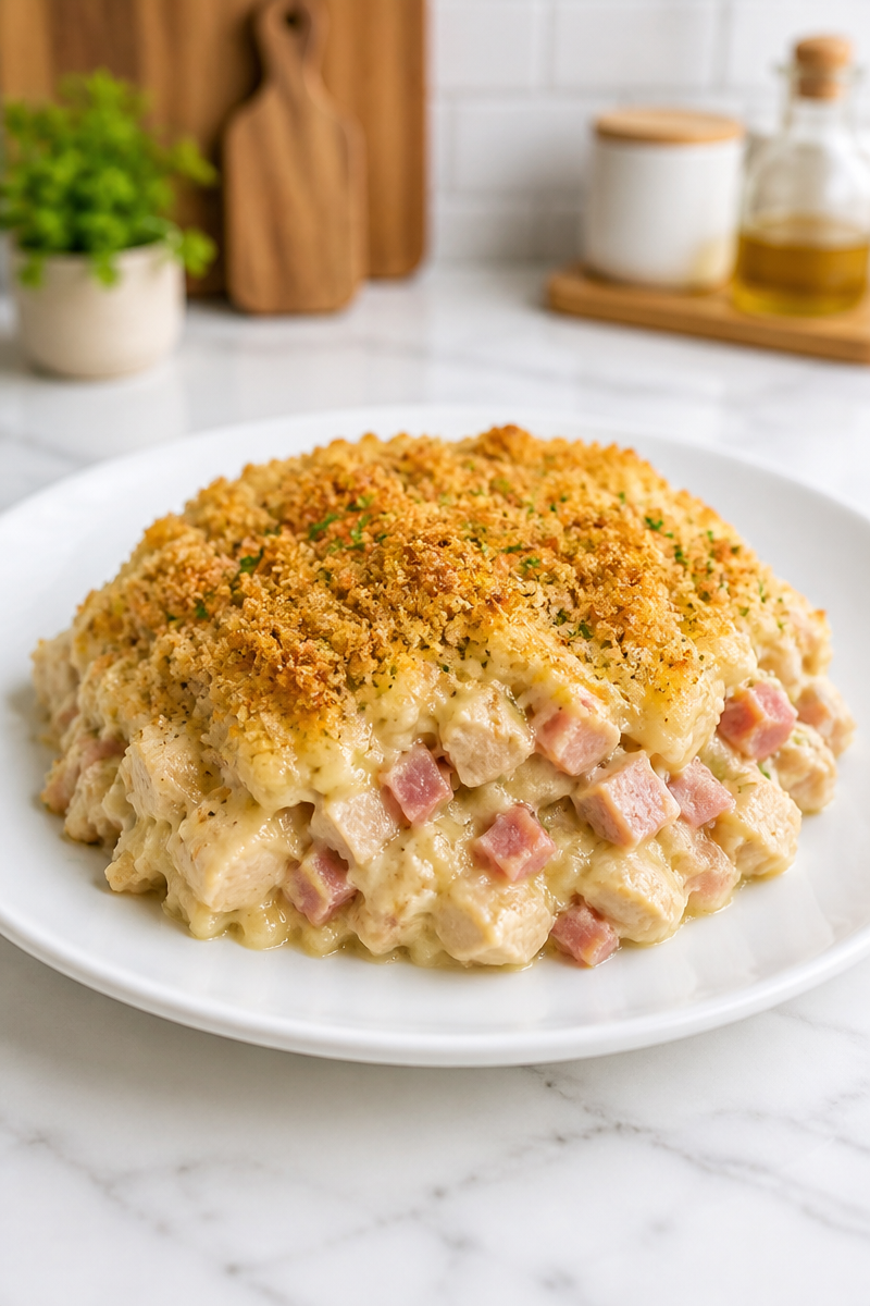 Baked Chicken Cordon Bleu Casserole