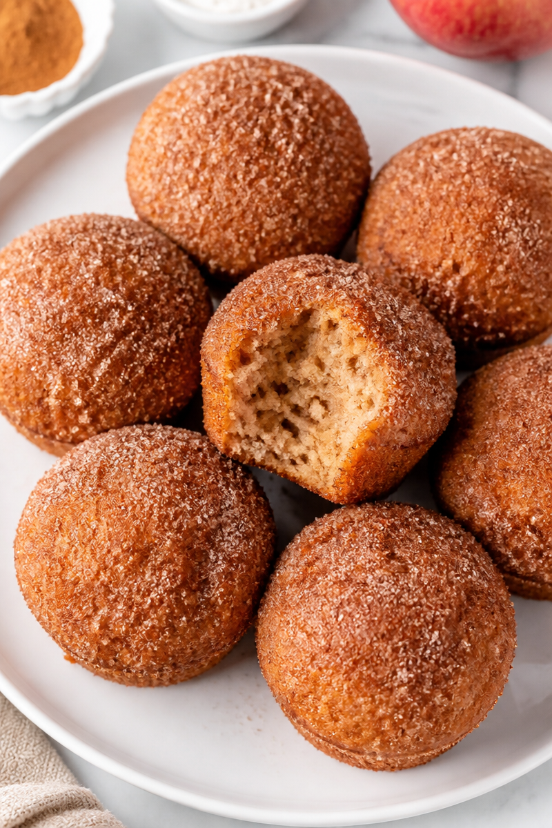 Homemade Apple Cider Donut Muffin