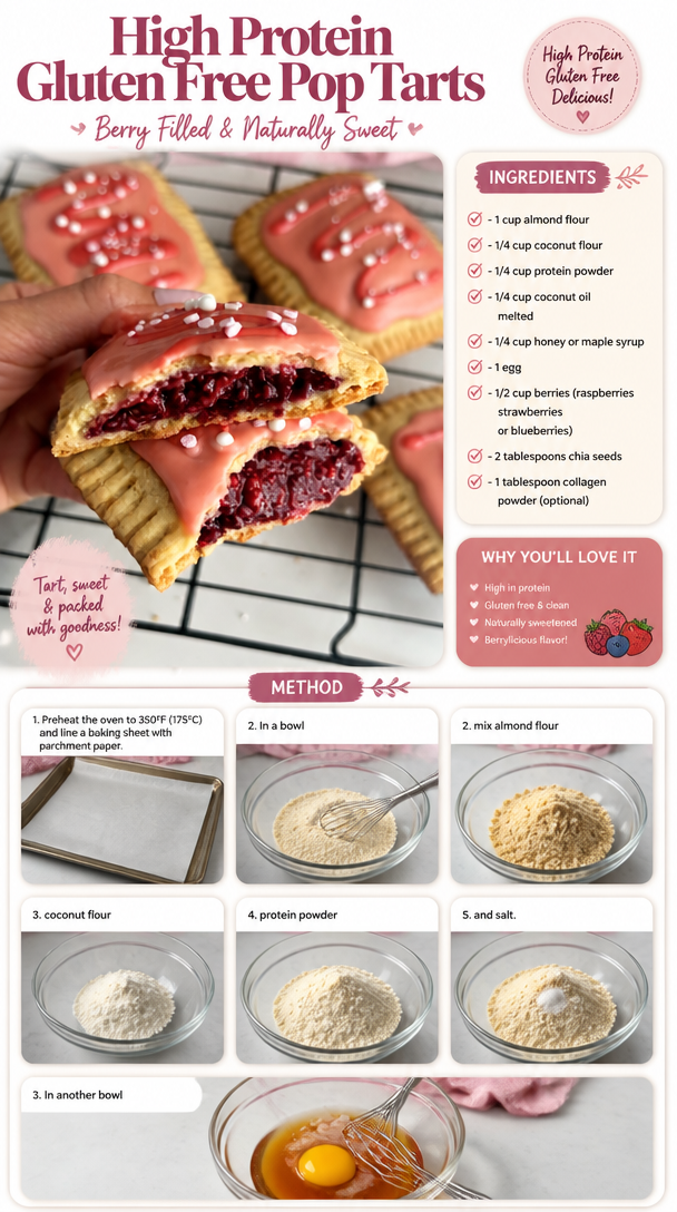 High Protein Gluten Free Pop Tarts