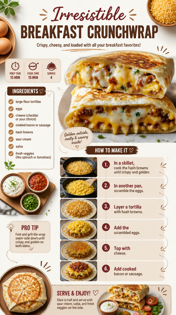 Irresistible Breakfast Crunchwrap