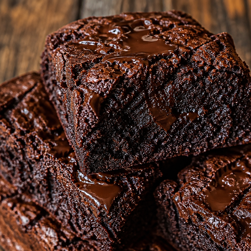 Fudgy No Sugar Greek Yogurt Brownies