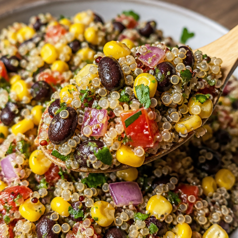 Black Bean and Corn Quinoa Salad