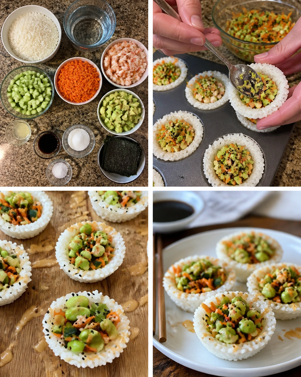 Baked Sushi Cups