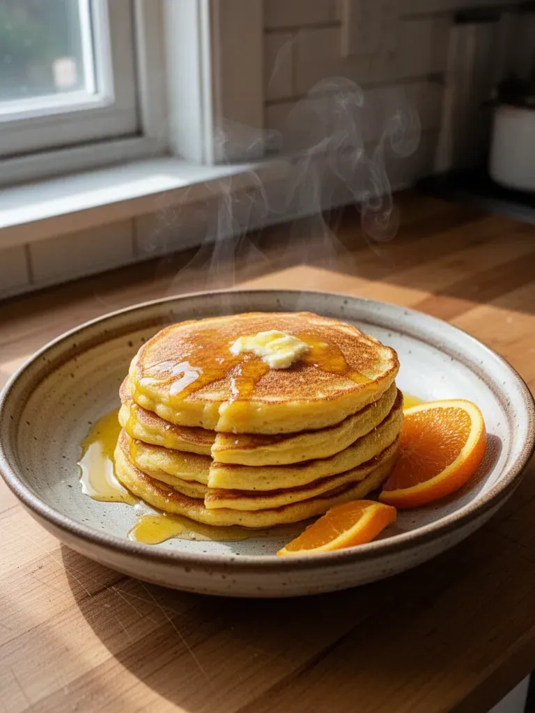 Orange Ricotta Pancakes