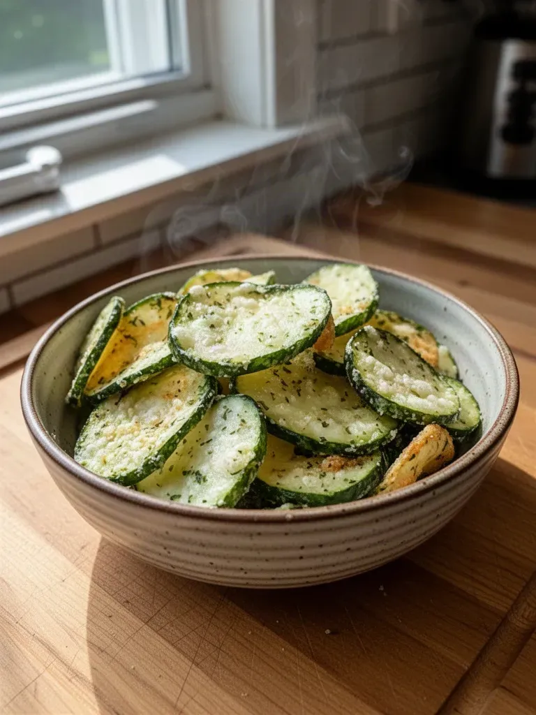 Crunchy Ranch Cucumber Chips Recipe