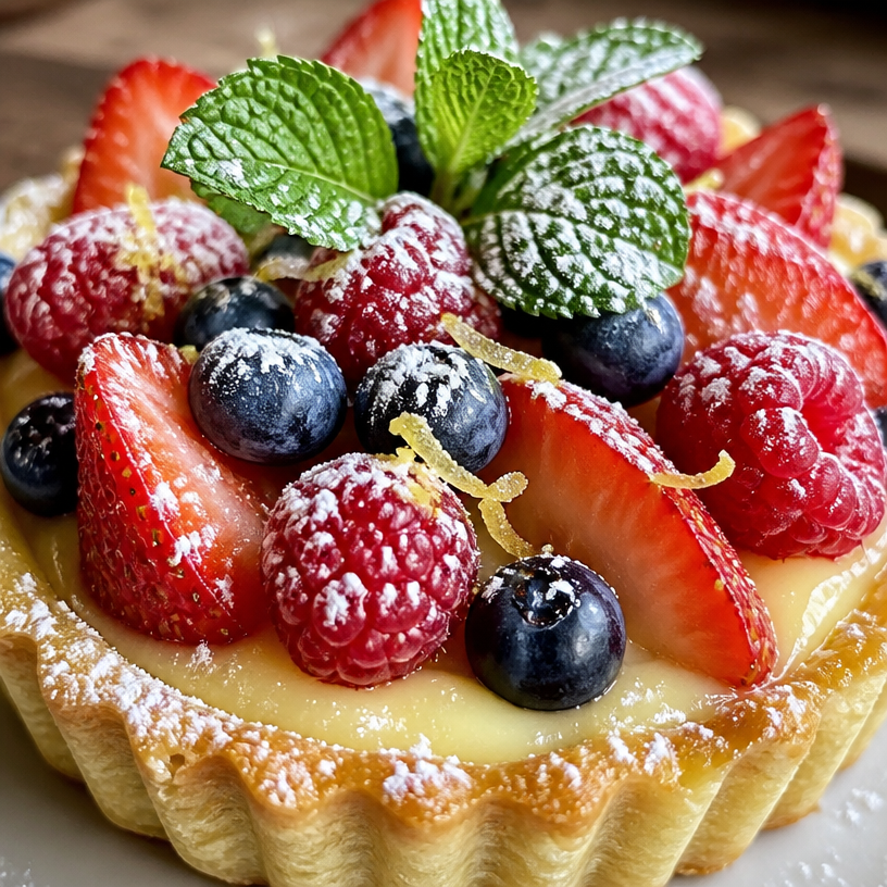 Tarte aux fruits de Limoncello