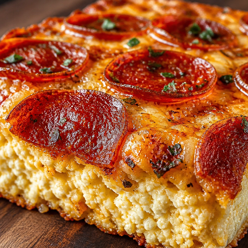 High-Protein Cottage Cheese Pizza Bake