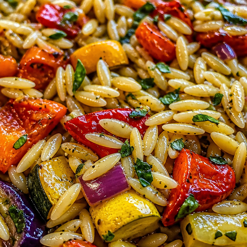 Roasted Vegetable Orzo