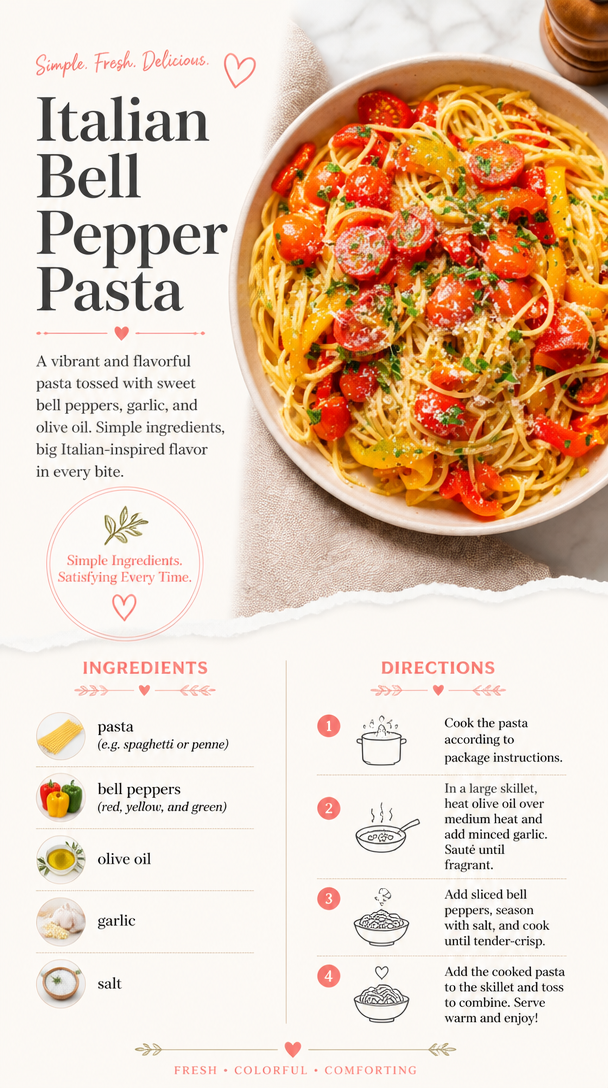 Italian Bell Pepper Pasta