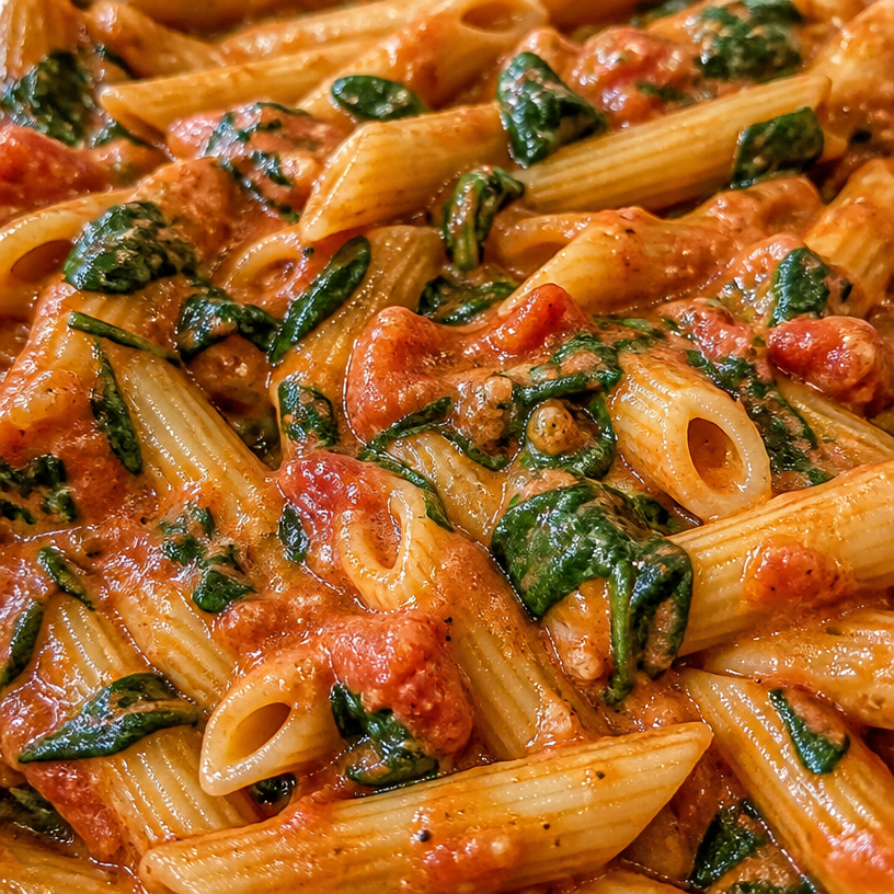 Spinach Tomato Pasta