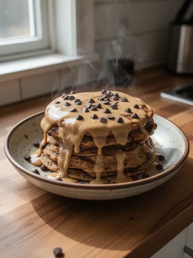 Chocolate Chip Coffee Pancakes