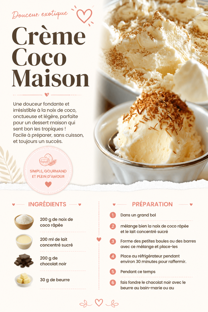 Crème Coco Maison