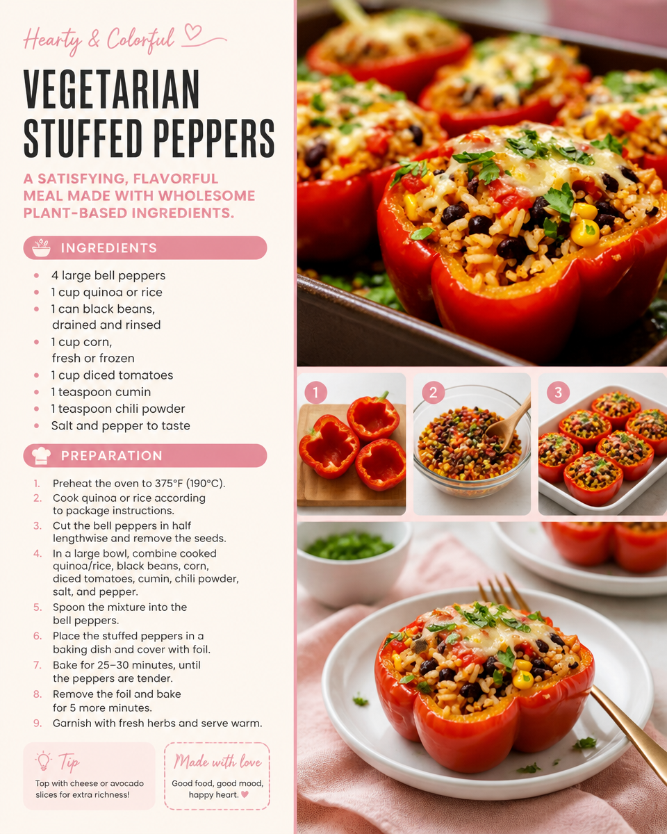 Vegetarian Stuffed Peppers