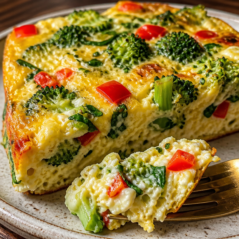 High-Protein Cottage Cheese Egg Frittata