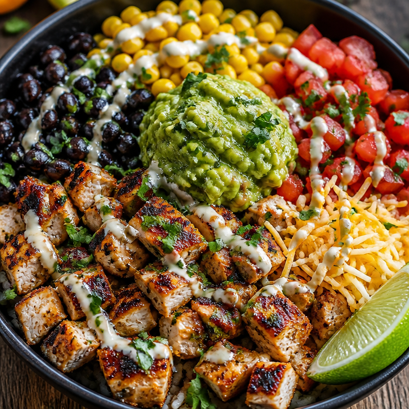 High Protein Taco Bowl