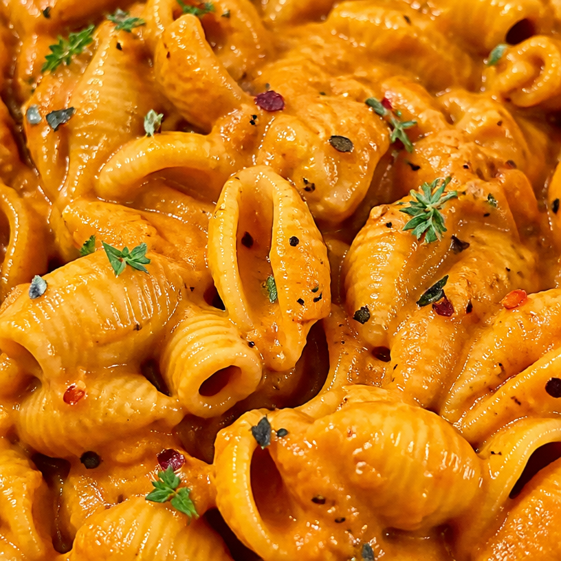 Spicy Butternut Squash Pasta