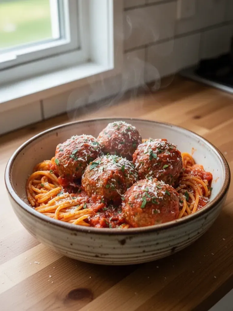 Oven-Baked Italian Meatballs