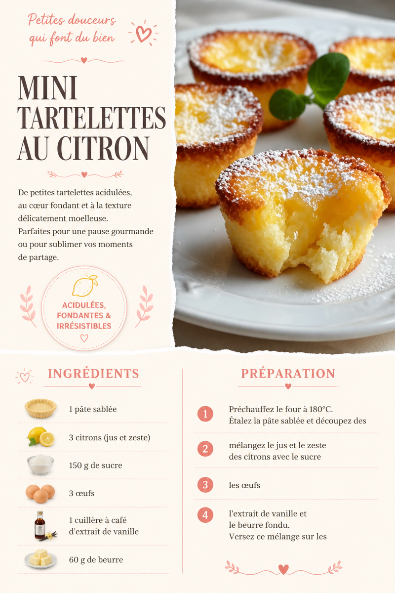 Mini tartelettes au citron