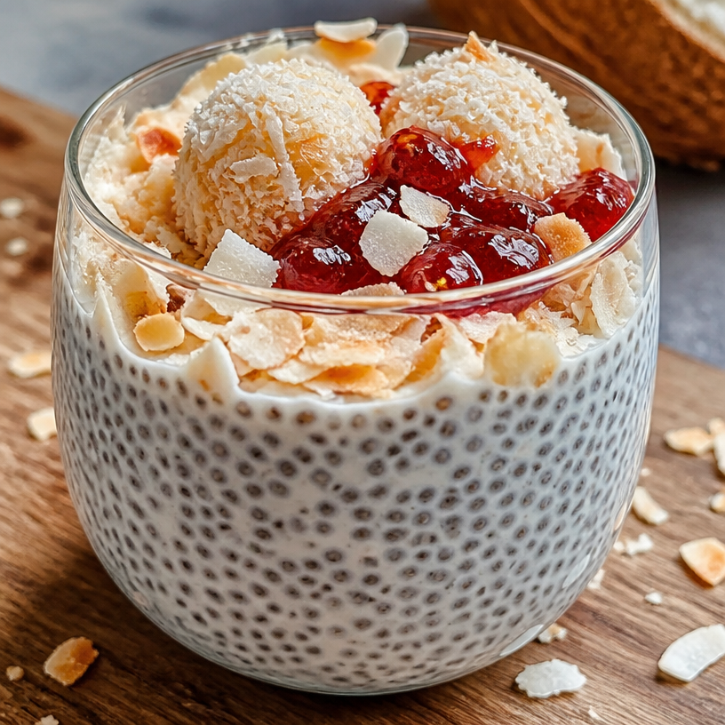 Pudding de Chia au Coco Raffaello